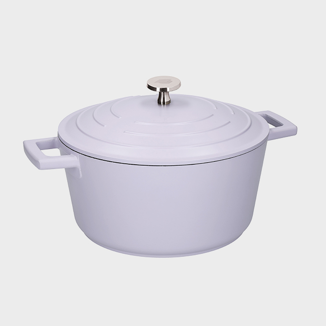 MASTER CLASS COOKWARE 8 Casserole Pan Lavender with White