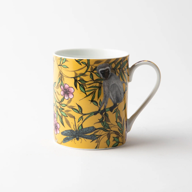Monkey Yellow Coffee Mug - Wrapistry
